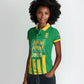 South Africa Soccer 2026 Custom Women Polo Shirt Bafana Bafana Kaofela Protea Green