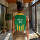 South Africa Soccer 2026 Custom Women Sleeveless Polo Shirt Bafana Bafana Kaofela Protea Green