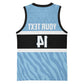 Afro Cricket Botswana Custom Basketball Jersey Go Baggy Blues Zebra Mascot - African Pride