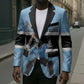 Custom Botswana Cricket Blazer Go Baggy Blues Zebra Mascot