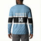 Custom Botswana Cricket Button Sweatshirt Go Baggy Blues Zebra Mascot