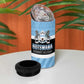 Afro Cricket Botswana Custom 4 in 1 Can Cooler Tumbler Go Baggy Blues Zebra Mascot - African Pride