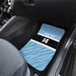 Afro Cricket Botswana Custom Car Mats Go Baggy Blues Zebra Mascot - African Pride