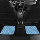 Afro Cricket Botswana Custom Car Mats Go Baggy Blues Zebra Mascot - African Pride