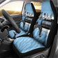 Afro Cricket Botswana Custom Car Seat Cover Go Baggy Blues Zebra Mascot - African Pride