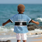 Afro Cricket Botswana Custom Kid Hawaiian Shirt Go Baggy Blues Zebra Mascot - African Pride