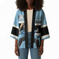 Custom Botswana Cricket Kimono Go Baggy Blues Zebra Mascot