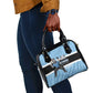 Afro Cricket Botswana Custom Shoulder Handbag Go Baggy Blues Zebra Mascot - African Pride