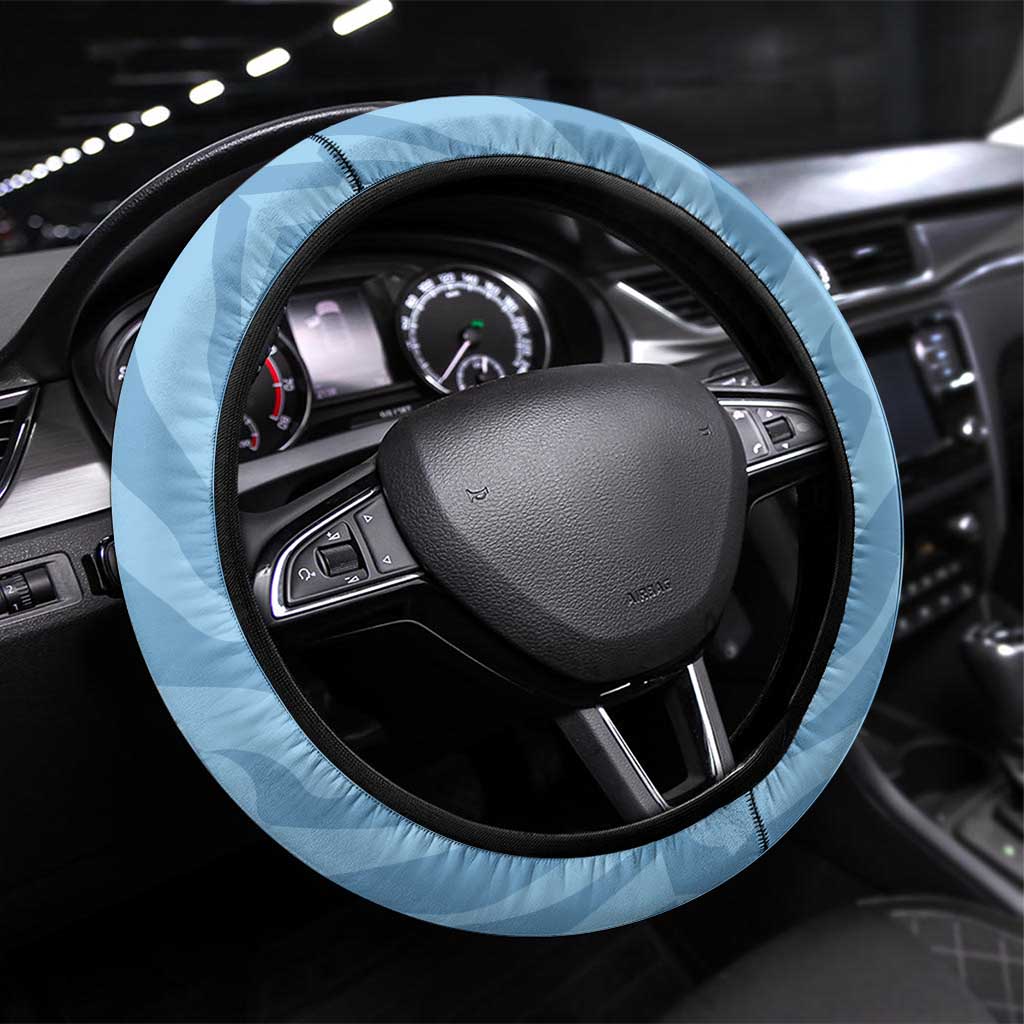 Afro Cricket Botswana Steering Wheel Cover Go Baggy Blues Zebra Mascot - African Pride