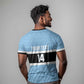 Afro Cricket Botswana Custom T shirt Go Baggy Blues Zebra Mascot - African Pride
