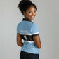 Afro Cricket Botswana Custom Women Polo Shirt Go Baggy Blues Zebra Mascot - African Pride