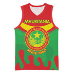 Personalized Mauritania Basketball Jersey Map Flag - Independence Day 1960 - African Pride