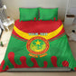 Personalized Mauritania Bedding Set Map Flag - Independence Day 1960