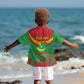 Personalized Mauritania Kid Hawaiian Shirt Map Flag - Independence Day 1960