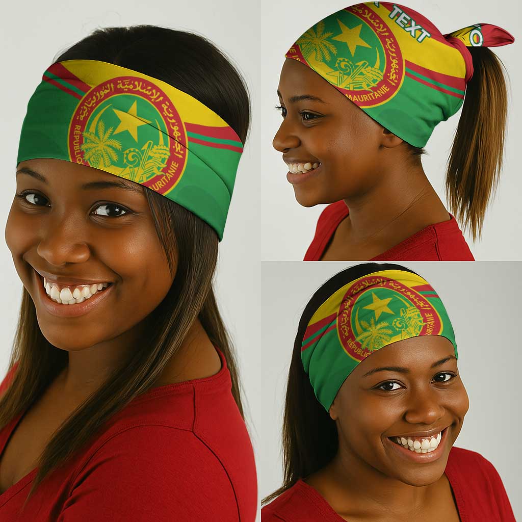 Personalized Mauritania Neck Gaiter Map Flag - Independence Day 1960 LT14