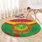 Personalized Mauritania Round Carpet Map Flag - Independence Day 1960