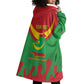 Personalized Mauritania Wearable Blanket Hoodie Map Flag - Independence Day 1960