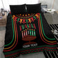 Personalized Afro-American Kwanzaa Bedding Set Kinara Candles African Pattern