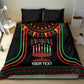 Personalized Afro-American Kwanzaa Bedding Set Kinara Candles African Pattern