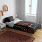 Personalized Afro-American Kwanzaa Bedding Set Kinara Candles African Pattern