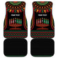 Personalized Afro-American Kwanzaa Car Mats Kinara Candles African Pattern