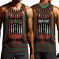 Personalized Afro-American Kwanzaa Men Tank Top Kinara Candles African Pattern