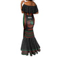 Personalized Afro-American Kwanzaa Mermaid Dress Kinara Candles African Pattern