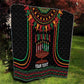 Personalized Afro-American Kwanzaa Quilt Kinara Candles African Pattern