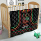 Personalized Afro-American Kwanzaa Quilt Kinara Candles African Pattern