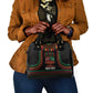 Personalized Afro-American Kwanzaa Shoulder Handbag Kinara Candles African Pattern