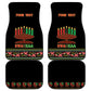 Afro-American Kwanzaa Car Mats Dashiki Mix Paisley Pattern