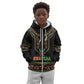 Personalized Afro-American Kwanzaa Kid Hoodie Dashiki Mix Paisley Pattern