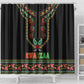 Afro-American Kwanzaa Shower Curtain Dashiki Mix Paisley Pattern