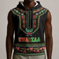 Personalized Afro-American Kwanzaa Sleeveless Hoodie Dashiki Mix Paisley Pattern - African Pride