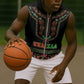 Personalized Afro-American Kwanzaa Sleeveless Zip Hoodie Dashiki Mix Paisley Pattern - African Pride