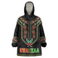 Personalized Afro-American Kwanzaa Wearable Blanket Hoodie Dashiki Mix Paisley Pattern