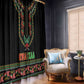 Afro-American Kwanzaa Window Curtain Dashiki Mix Paisley Pattern