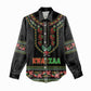 Personalized Afro-American Kwanzaa Women Casual Shirt Dashiki Mix Paisley Pattern LT14