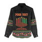 Personalized Afro-American Kwanzaa Women Casual Shirt Dashiki Mix Paisley Pattern LT14
