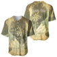 Personalized Afro Haiti Le Saut Baseball Jersey Ayiti Waterfall Vintage Grunge Style - African Pride