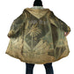 Personalized Afro Haiti Le Saut Cloak Ayiti Waterfall Vintage Grunge Style - African Pride