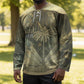 Personalized Afro Haiti Le Saut Hockey Jersey Ayiti Waterfall Vintage Grunge Style - African Pride
