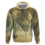 Personalized Afro Haiti Le Saut Hoodie Ayiti Waterfall Vintage Grunge Style - African Pride