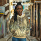 Personalized Afro Haiti Le Saut Hoodie Ayiti Waterfall Vintage Grunge Style - African Pride