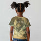 Personalized Afro Haiti Le Saut Kid T shirt Ayiti Waterfall Vintage Grunge Style - African Pride