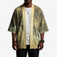 Personalized Afro Haiti Le Saut Kimono Ayiti Waterfall Vintage Grunge Style - African Pride