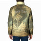 Personalized Afro Haiti Le Saut Padded Jacket Ayiti Waterfall Vintage Grunge Style - African Pride