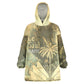 Personalized Afro Haiti Le Saut Wearable Blanket Hoodie Ayiti Waterfall Vintage Grunge Style - African Pride