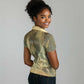 Personalized Afro Haiti Le Saut Women Polo Shirt Ayiti Waterfall Vintage Grunge Style - African Pride