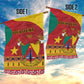 Personalised Cameroon National Day Garden Flag Cameroun Coat Of Arms With Atoghu Pattern